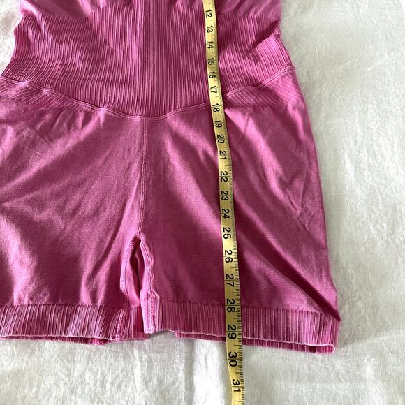 JoyLab Pink Seamless Shorts Bodysuit - Picture 5 of 7